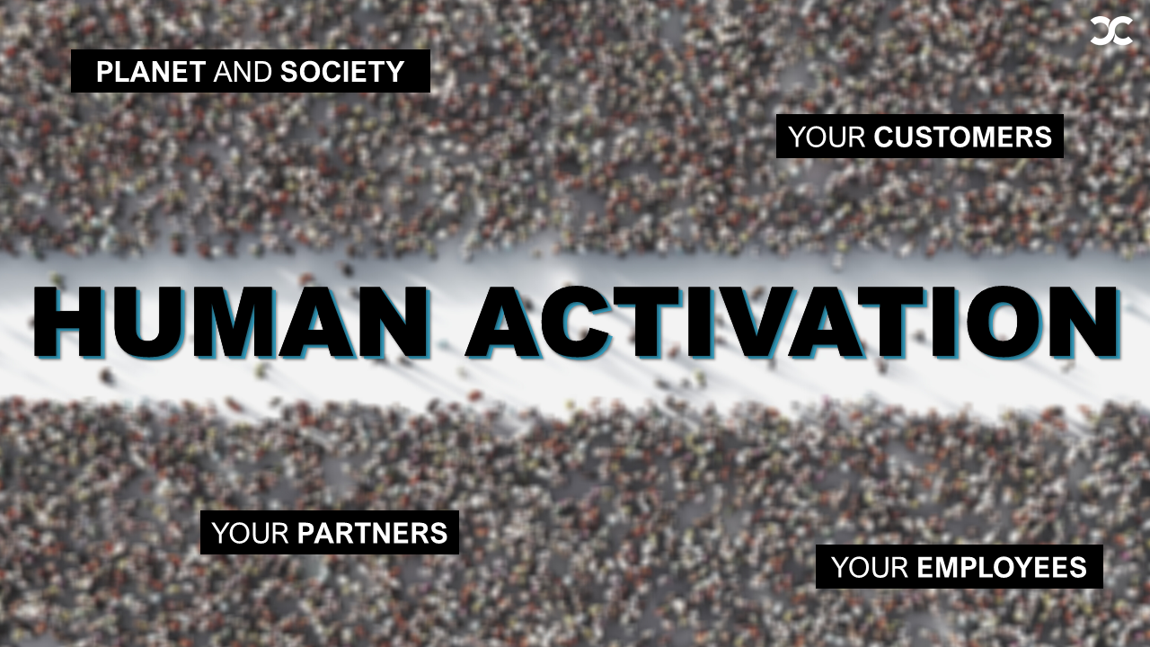 Human Activation: planet and society, your customers, your partners, your employees