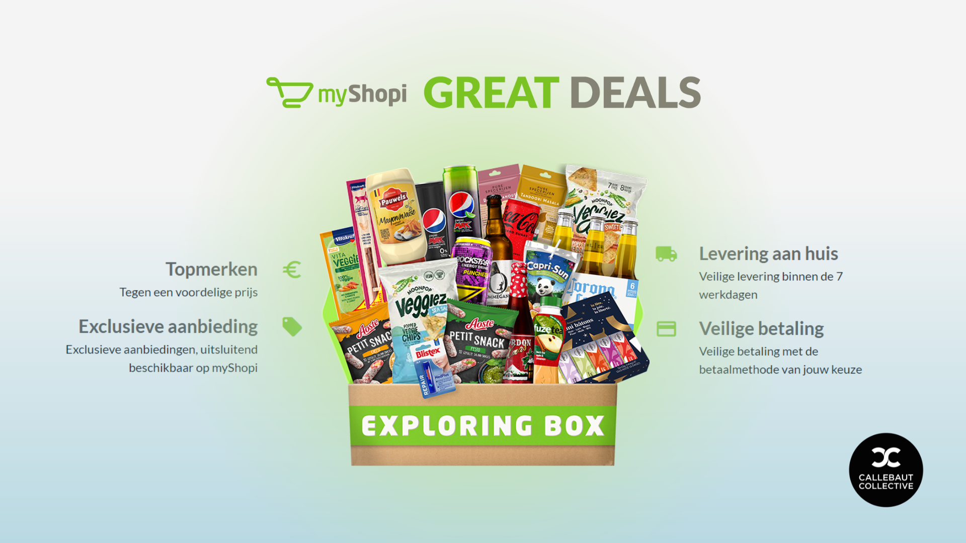 De GREAT DEALS box van BD Media